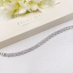Ivory & Co Bride Gifts | Vintage Jewellery*Ivory and Co Lincoln Cubic Zirconia Wedding Bracelet