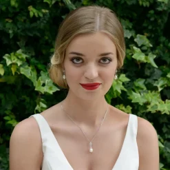 Ivory & Co Bridesmaid Gifts | Pearl Jewellery*Ivory and Co Lisbon Pearl Pendant Necklace