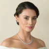 Ivory & Co Bride Gifts | Vintage Jewellery*Ivory and Co Manhattan Cubic Zirconia Wedding Necklace