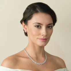 Ivory & Co Bride Gifts | Vintage Jewellery*Ivory and Co Manhattan Cubic Zirconia Wedding Necklace