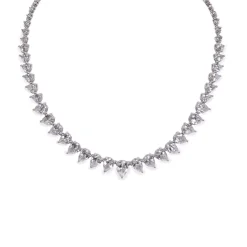 Ivory & Co Bride Gifts | Vintage Jewellery*Ivory and Co Manhattan Cubic Zirconia Wedding Necklace