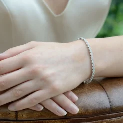Ivory & Co Bridesmaid Gifts | Silver Wedding Jewellery*Ivory and Co Modena Crystal Embellished Wedding Bracelet