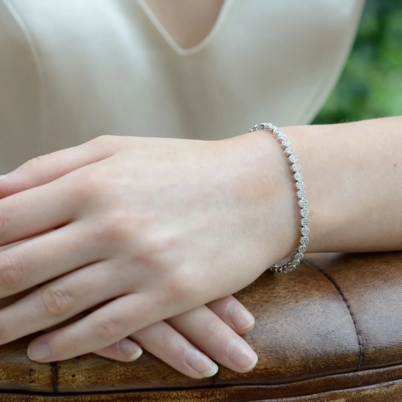 Ivory & Co Bridesmaid Gifts | Silver Wedding Jewellery*Ivory and Co Modena Crystal Embellished Wedding Bracelet