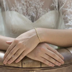 Ivory & Co Bridesmaid Gifts | Crystal Jewellery*Ivory and Co Modena Gold Crystal Embellished Wedding Bracelet