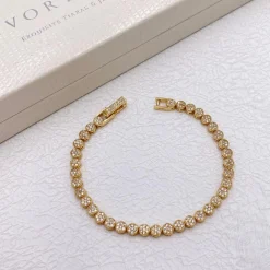 Ivory & Co Bridesmaid Gifts | Crystal Jewellery*Ivory and Co Modena Gold Crystal Embellished Wedding Bracelet