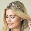 Ivory & Co Prom Headbands & Tiaras | Crystal Hair Accessories*Ivory and Co Moonshine Rose Gold Pearl and Crystal Headband