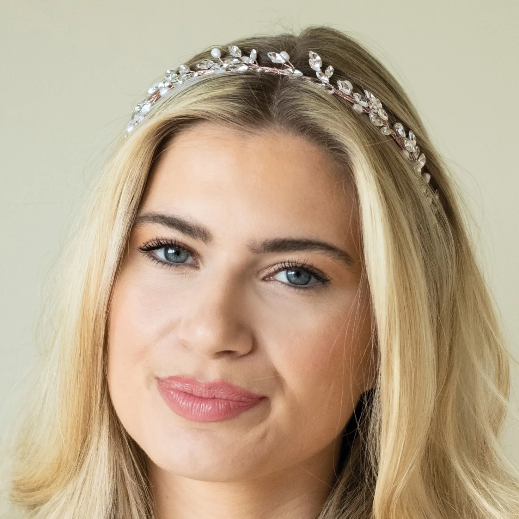 Ivory & Co Prom Headbands & Tiaras | Crystal Hair Accessories*Ivory and Co Moonshine Rose Gold Pearl and Crystal Headband