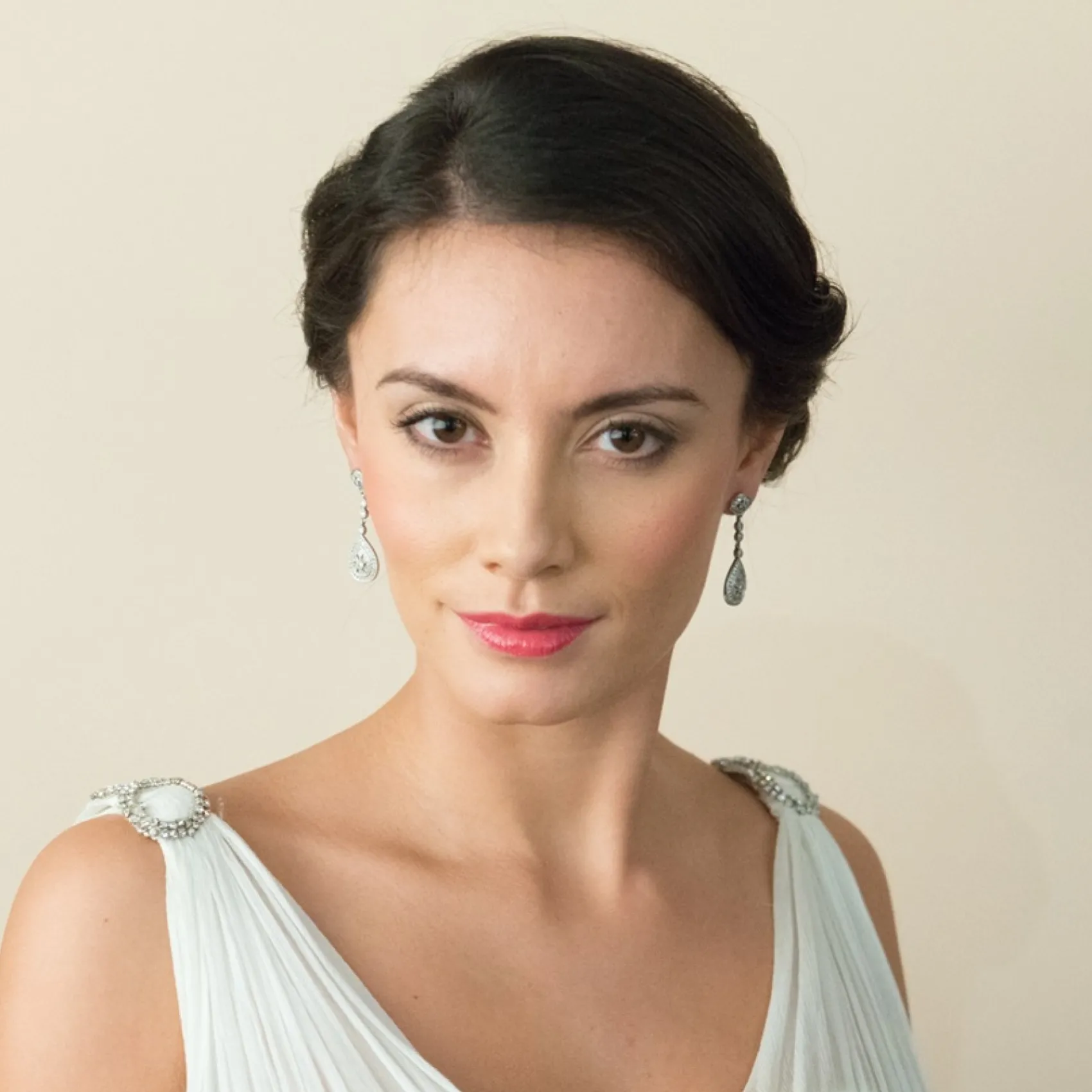 Ivory & Co Silver Prom Jewellery | Prom Earrings*Ivory and Co Moonstruck Crystal Wedding Earrings