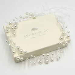 Ivory & Co Pearl Hair Accessories | Silver Hair Accessories*Ivory and Co Ocean Dream Silver Pearl Hair Vine