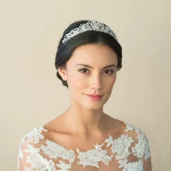 Ivory & Co Vintage Headpieces | Pearl Hair Accessories*Ivory and Co Pheodora Vintage Inspired Floral Bridal Tiara
