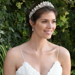 Ivory & Co Crystal Hair Accessories | Rose Gold Hair Accessories*Ivory and Co Princess Aria Rose Gold Crystal Embellished Tiara