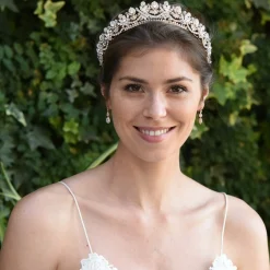 Ivory & Co Crystal Hair Accessories | Rose Gold Hair Accessories*Ivory and Co Princess Aria Rose Gold Crystal Embellished Tiara