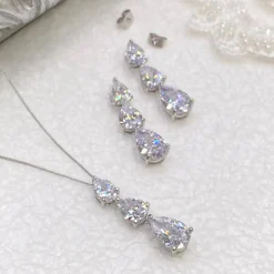 Ivory & Co Silver Prom Jewellery | Prom Jewellery Sets*Ivory and Co Purity Crystal Bridal Jewellery Set