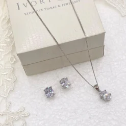 Ivory & Co Silver Prom Jewellery | Prom Jewellery Sets*Ivory and Co Rapture Crystal Bridal Jewellery Set