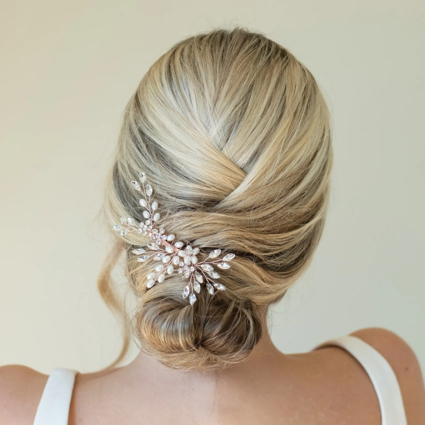 Ivory & Co Bridesmaid Gifts | Bride Gifts*Ivory and Co Rose Gold Shimmer Dainty Crystal and Pearl Hair Comb
