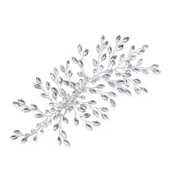 Ivory & Co Prom Hair Clips & Combs | Crystal Hair Accessories*Ivory and Co Serenade Silver Statement Crystal Spray Wedding Hair Clip
