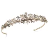 Ivory & Co Pearl Hair Accessories | Gold Hair Accessories*Ivory and Co Sierra Gold Floral Pearl and Crystal Bridal Tiara
