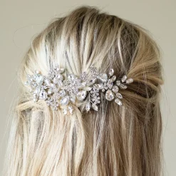 Ivory & Co Prom Hair Clips & Combs | Vintage Headpieces*Ivory and Co Silver Crystal Encrusted Sparkling Wedding Hair Comb