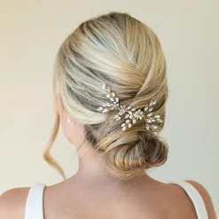Ivory & Co Bridesmaid Gifts | Bride Gifts*Ivory and Co Silver Shimmer Dainty Crystal and Pearl Hair Comb