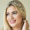 Ivory & Co Pearl Hair Accessories | Silver Hair Accessories*Ivory and Co Skylark Silver Leaves and Pearl Hair Vine