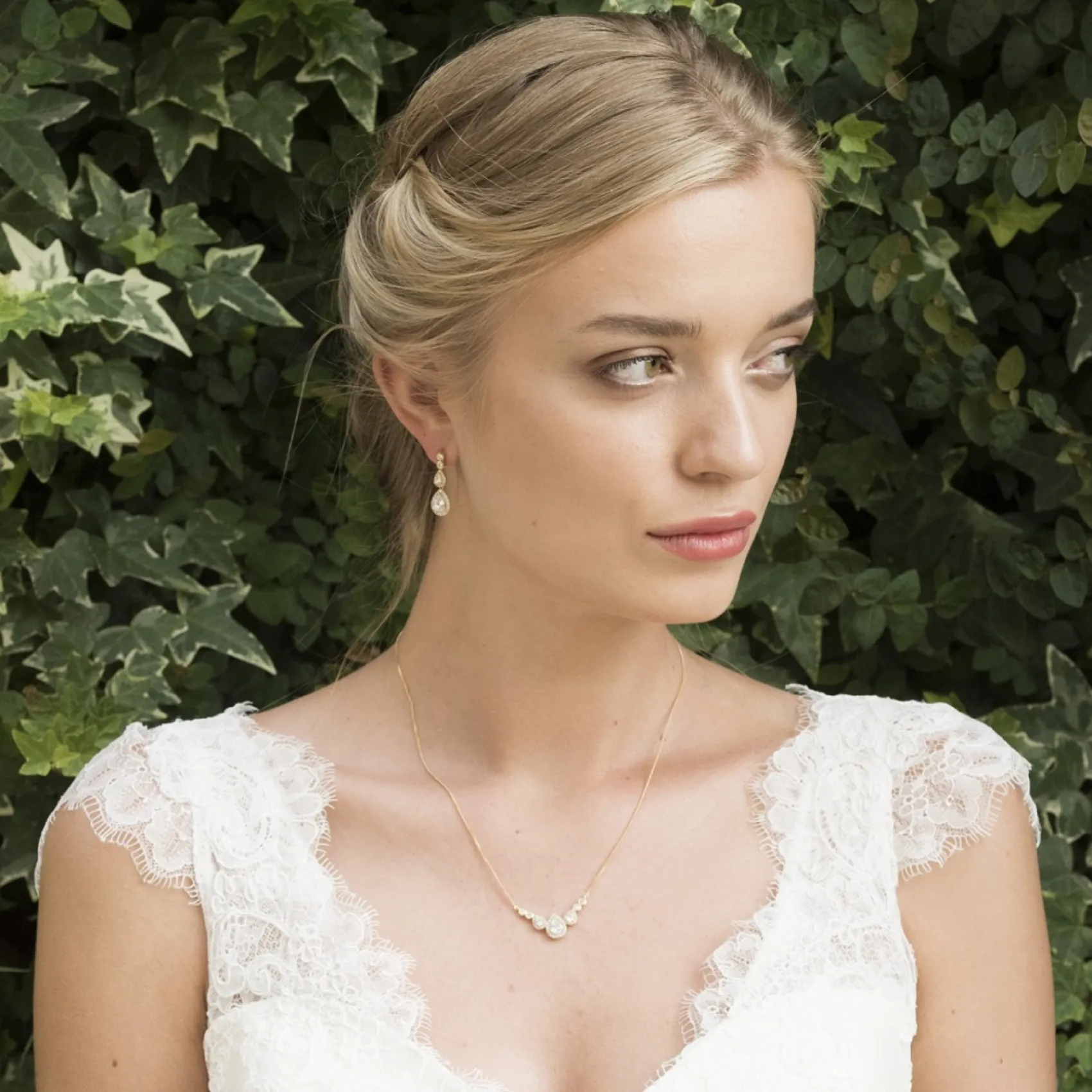 Ivory & Co Gold Prom Jewellery | Prom Earrings*Ivory and Co Sorbonne Crystal Teardrop Wedding Earrings (Gold)