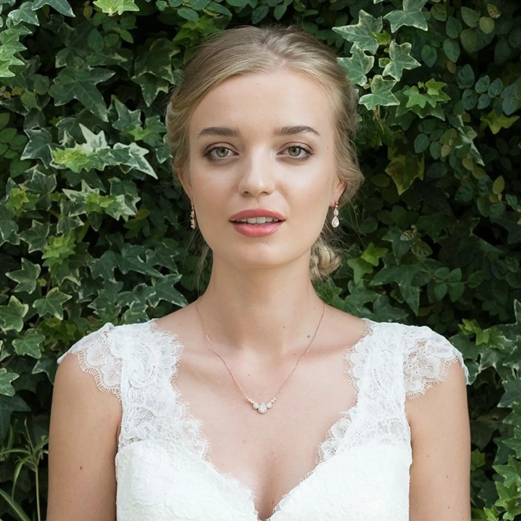 Ivory & Co Bridesmaid Gifts | Bride Gifts*Ivory and Co Sorbonne Crystal Wedding Necklace (Rose Gold)