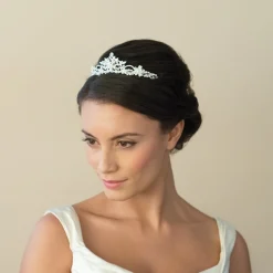 Ivory & Co Crystal Hair Accessories | Silver Hair Accessories*Ivory and Co Stephanie Floral Crystal Bridal Tiara