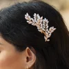 Ivory & Co Pearl Hair Accessories | Gold Hair Accessories*Ivory and Co Summer Glow Gold Leafy Hair Comb