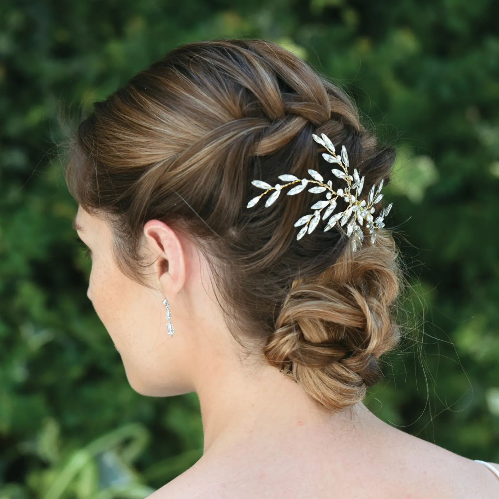 Ivory & Co Prom Hair Clips & Combs | Bridesmaid Gifts*Ivory and Co Sunflower Gold Crystal Spray Wedding Hair Clip