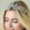 Ivory & Co Crystal Hair Accessories | Silver Hair Accessories*Ivory and Co Winterstar Sparkling Crystal Starburst Tiara