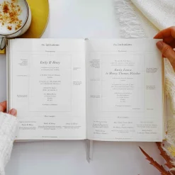 Blush & Gold Wedding Planner Books | Engagement Gifts*Ivory Cotton Linen Wedding Planner Book with Gilded Edges Ivory/ Gold