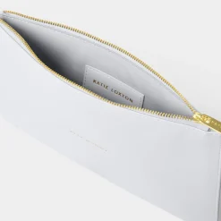 Katie Loxton Sentiment Pouches | Something Blue Gifts*'Best Mummy' Sentiment Pouch Powder Blue