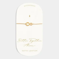 Katie Loxton Engagement Gifts | Bridesmaid Gifts*'Better Together' Gold Charm Bracelet