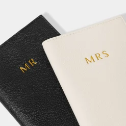 Katie Loxton Wedding Gifts Sets | Honeymoon Gifts*Bridal Passport Gift Set 'Mr' and 'Mrs' Black and Pearlescent White