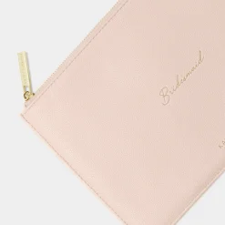 Katie Loxton Sentiment Pouches | Bridesmaid Gifts*'Bridesmaid' Sentiment Pouch Light Pink