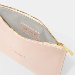 Katie Loxton Sentiment Pouches | Bridesmaid Gifts*'Bridesmaid' Perfect Pouch Rose Gold