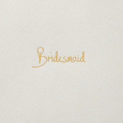Katie Loxton Sentiment Pouches | Bridesmaid Gifts*'Bridesmaid' Perfect Pouch White