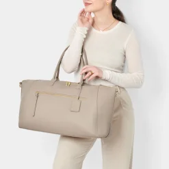 Katie Loxton Honeymoon Gifts | Bride Gifts*Chelsea Light Weekend Holdall Duffle Bag Taupe