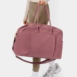 Katie Loxton Weekend Bags | Weekend Bags*Nylon-Luxe Gym Bag Deep Rose