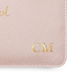 Katie Loxton Sentiment Pouches | Flower Girl Gifts*'Flower Girl' Mini Perfect Pouch Metallic Pink