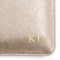 Katie Loxton Sentiment Pouches | Honeymoon Gifts*'Just Married' Metallic Perfect Pouch Gold
