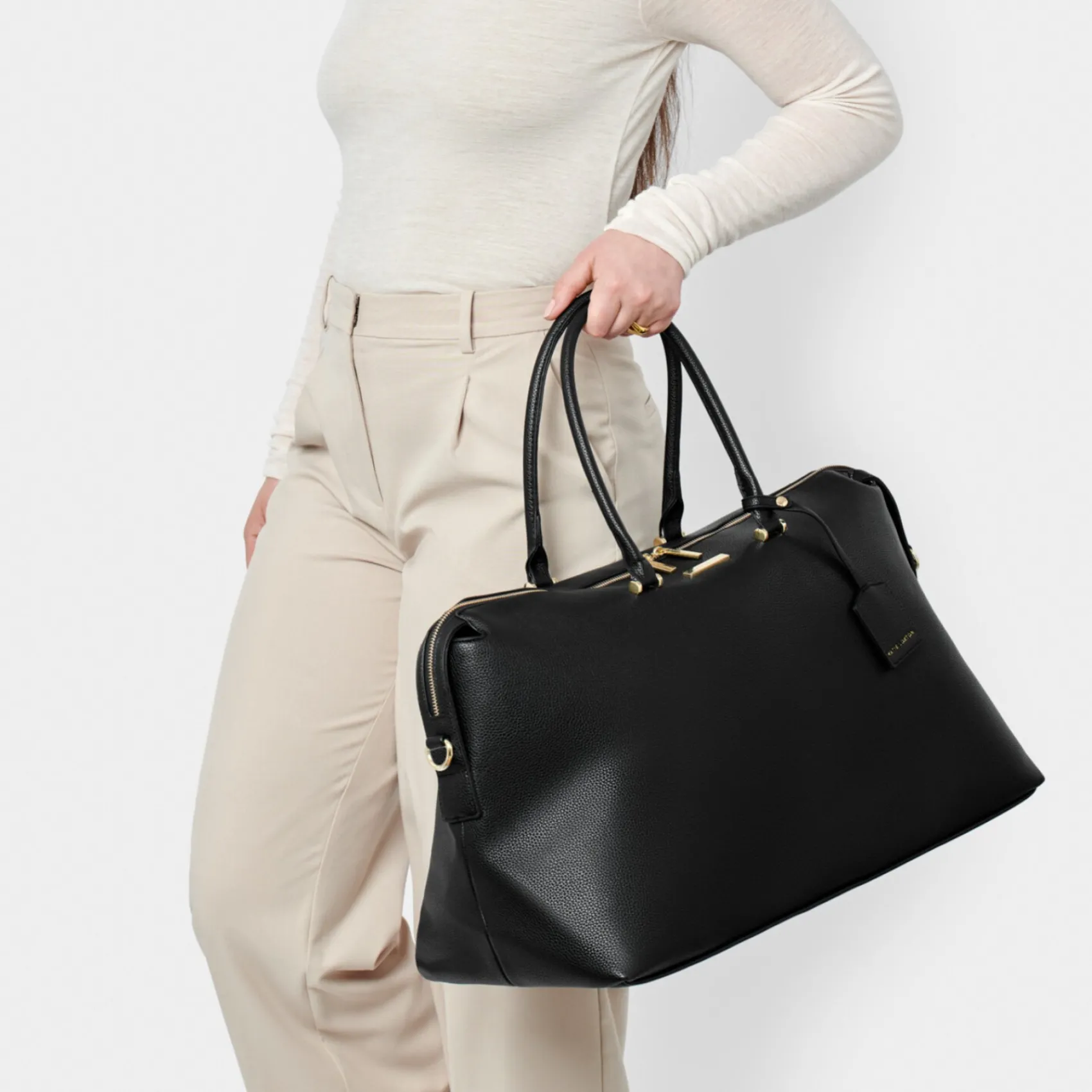 Katie Loxton Honeymoon Gifts | Bride Gifts*Kensington Weekend Holdall Duffle Bag Black