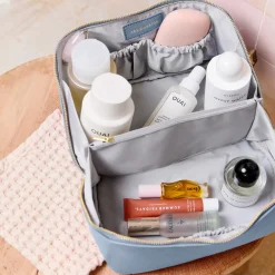 Katie Loxton Makeup & Wash Bags | Something Blue Gifts*Large Makeup and Wash Bag Blue Aura