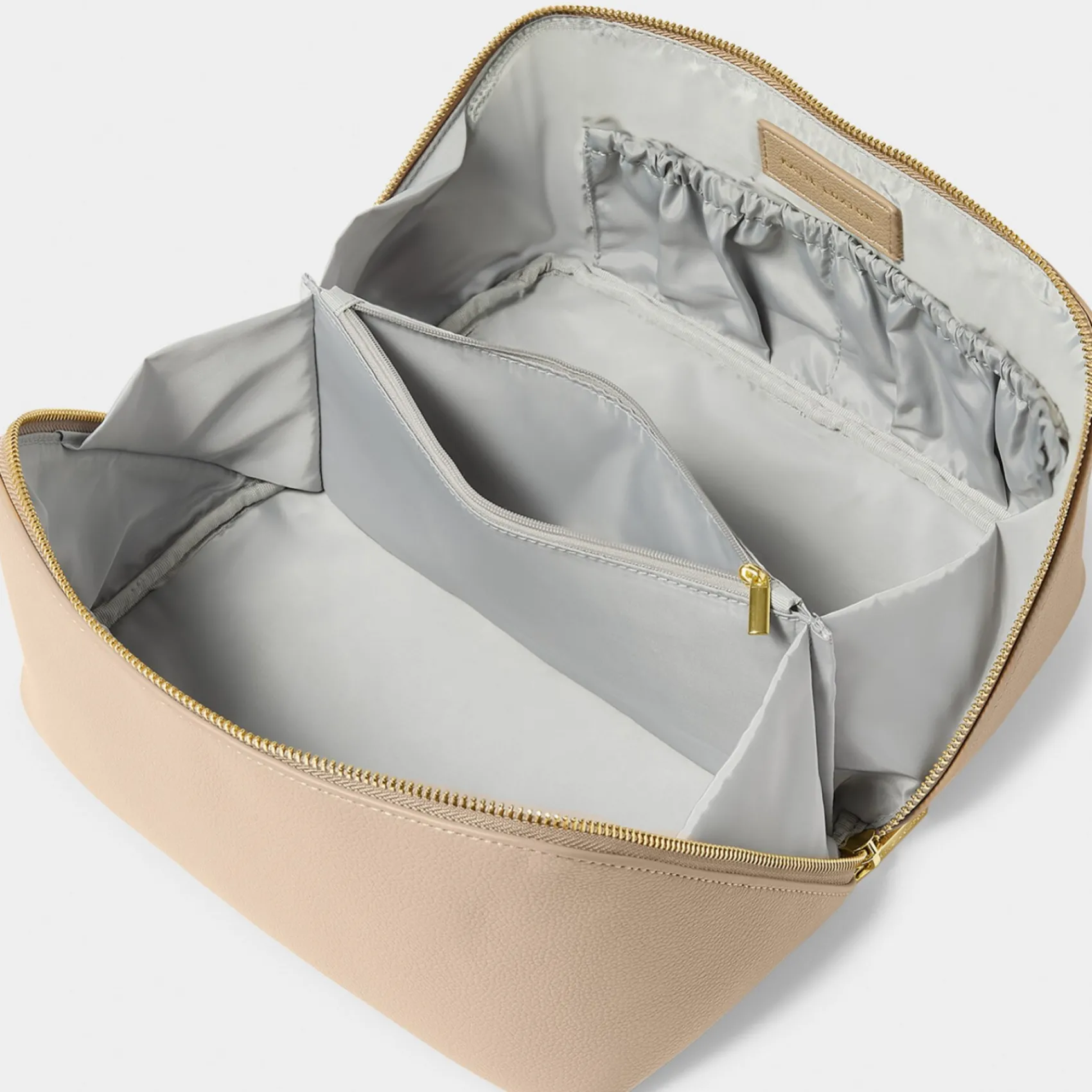 Katie Loxton Makeup & Wash Bags | Honeymoon Gifts*Large Makeup and Wash Bag Light Taupe