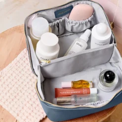Katie Loxton Makeup & Wash Bags | Something Blue Gifts*Large Makeup and Wash Bag Navy