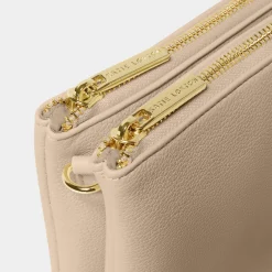 Katie Loxton Sentiment Pouches | Mother Of The Groom Gifts*Duo Pouch Light Taupe