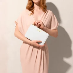 Katie Loxton Sentiment Pouches | Honeymoon Gifts*'Love, Laughter And A Happy Ever After' Pouch White