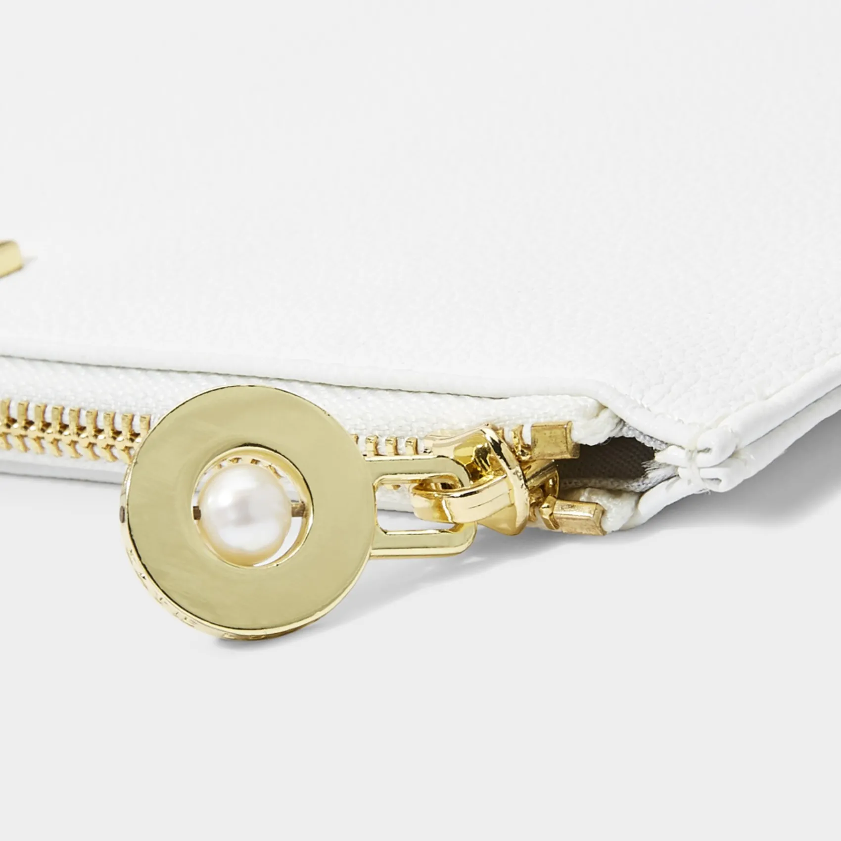 Katie Loxton Sentiment Pouches | Honeymoon Gifts*'Love, Laughter And A Happy Ever After' Pouch White