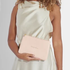 Katie Loxton Sentiment Pouches | Bridesmaid Gifts*'Maid of Honour' Sentiment Pouch Light Pink
