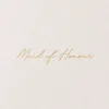 Katie Loxton Sentiment Pouches | Bridesmaid Gifts*'Maid of Honour' Sentiment Pouch Pearlescent White